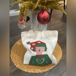 Christmas elf 🧝‍♀️ 🎄 tote bag with original design.